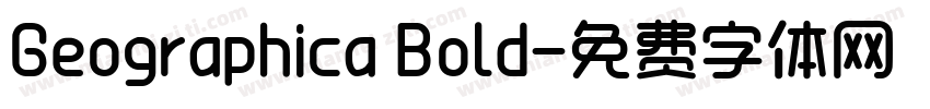 Geographica Bold字体转换